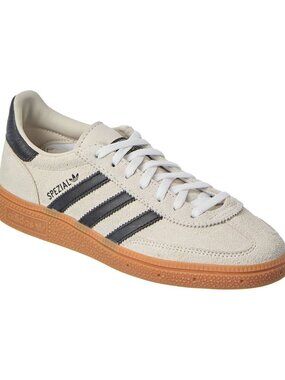 ADIDAS Handball Handball Spezial Aluminum & Black Suede Sneakers Multi Sizes NEW